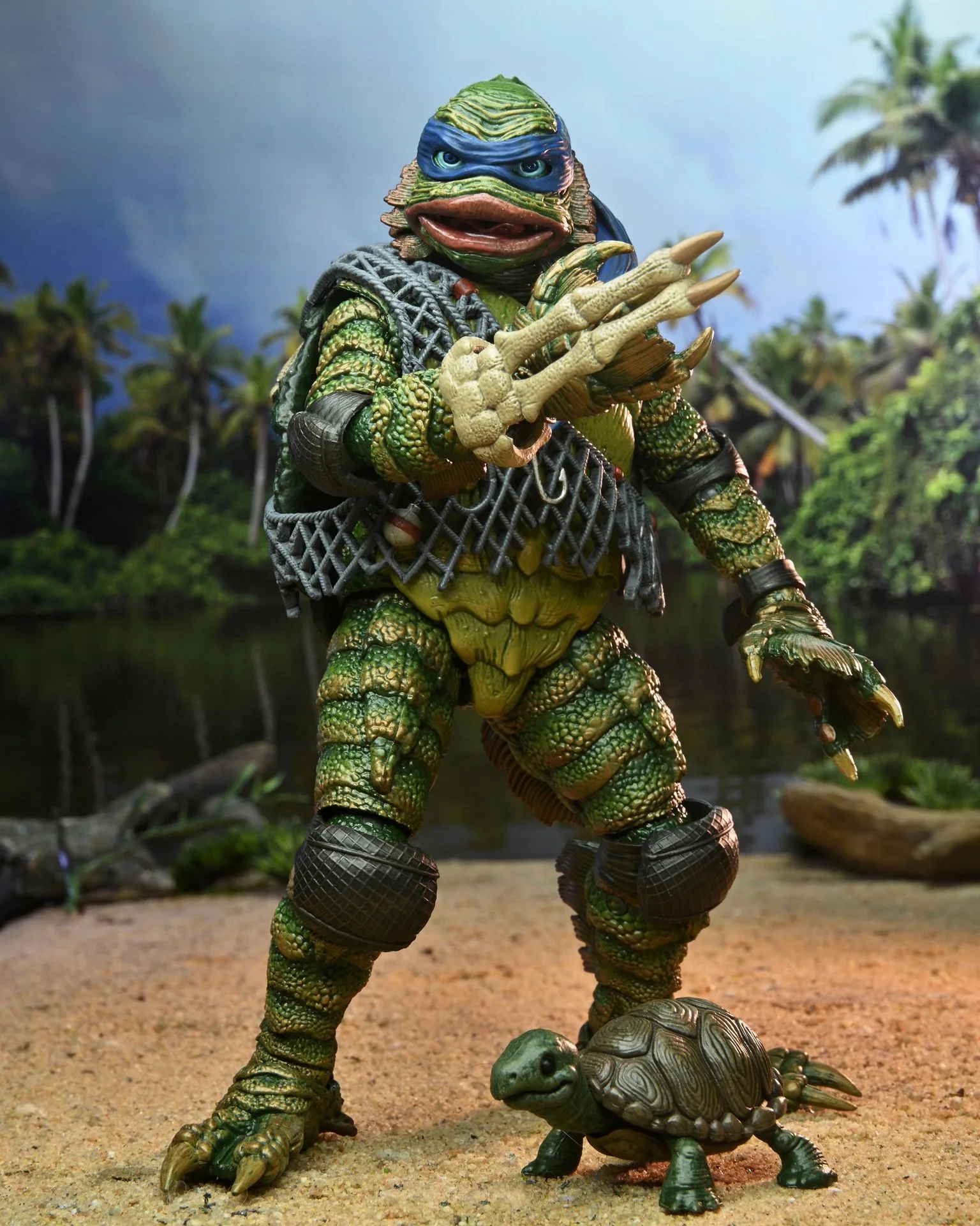Universal Monsters x Želvy Ninja – Ultimate Leonardo jako Kreatura, 7" akční figurka