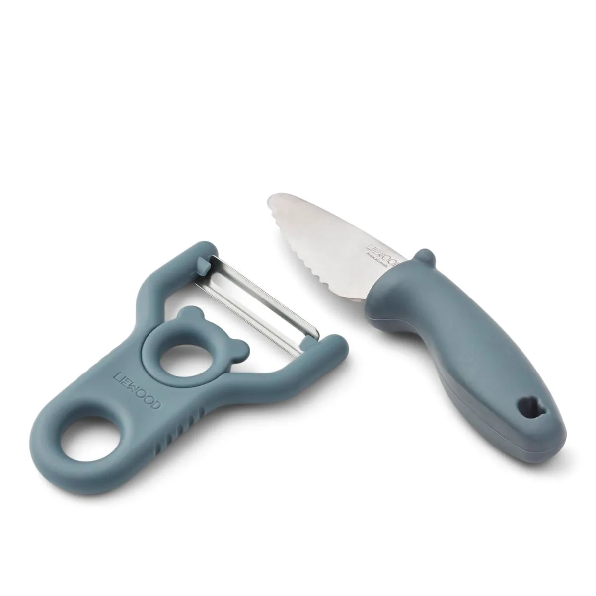 PERTENSE Peeler & Knife set - Whale blue