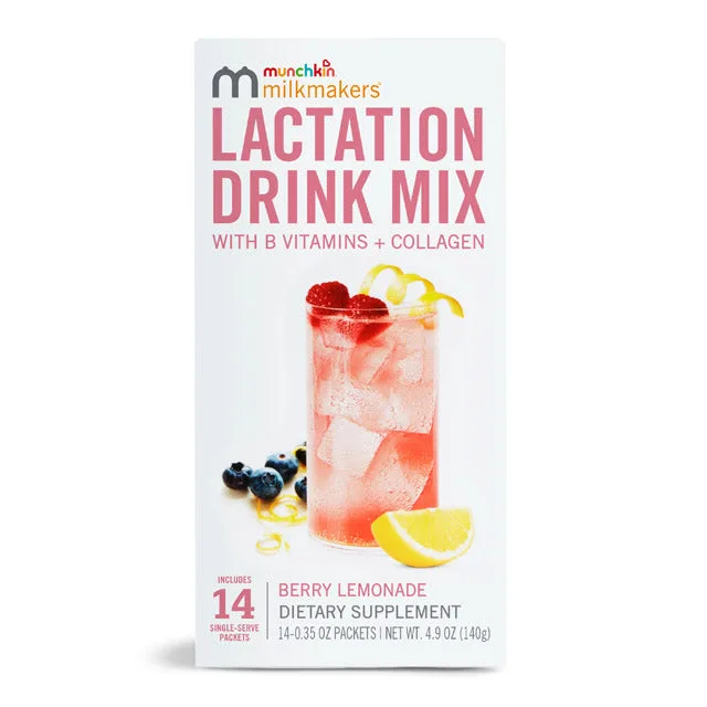 Milkmakers® Laktace nápojový mix, Berry Lemonade, 14 ks