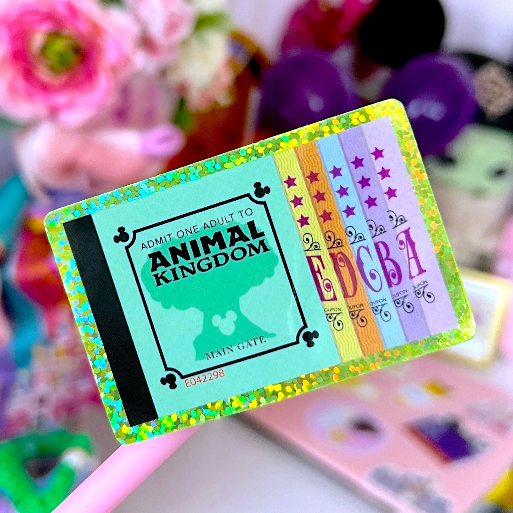 What Does a Ticket Book Animal Kingdom Sticker Mean for Collectors?