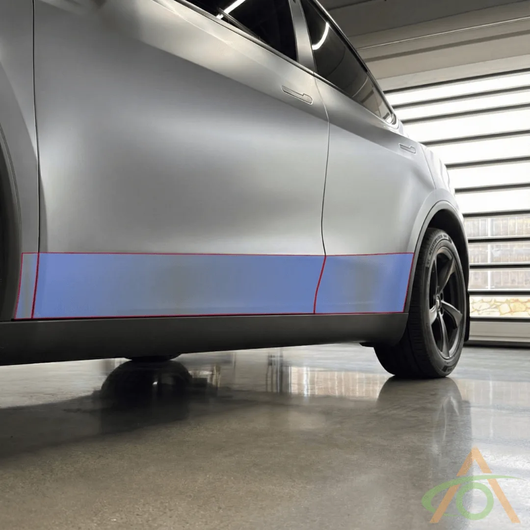 XPEL PPF Komplettset für Schweller (untere Türen) für Model Y