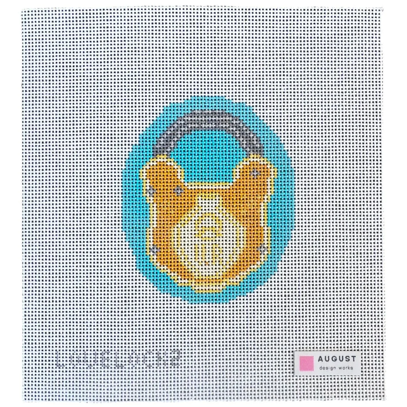 Tiffany Blue Love Lock - Needlepoint Canvas + Key Charm (Wholesale)