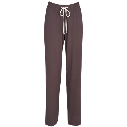 Softness wide pants - Dark brown