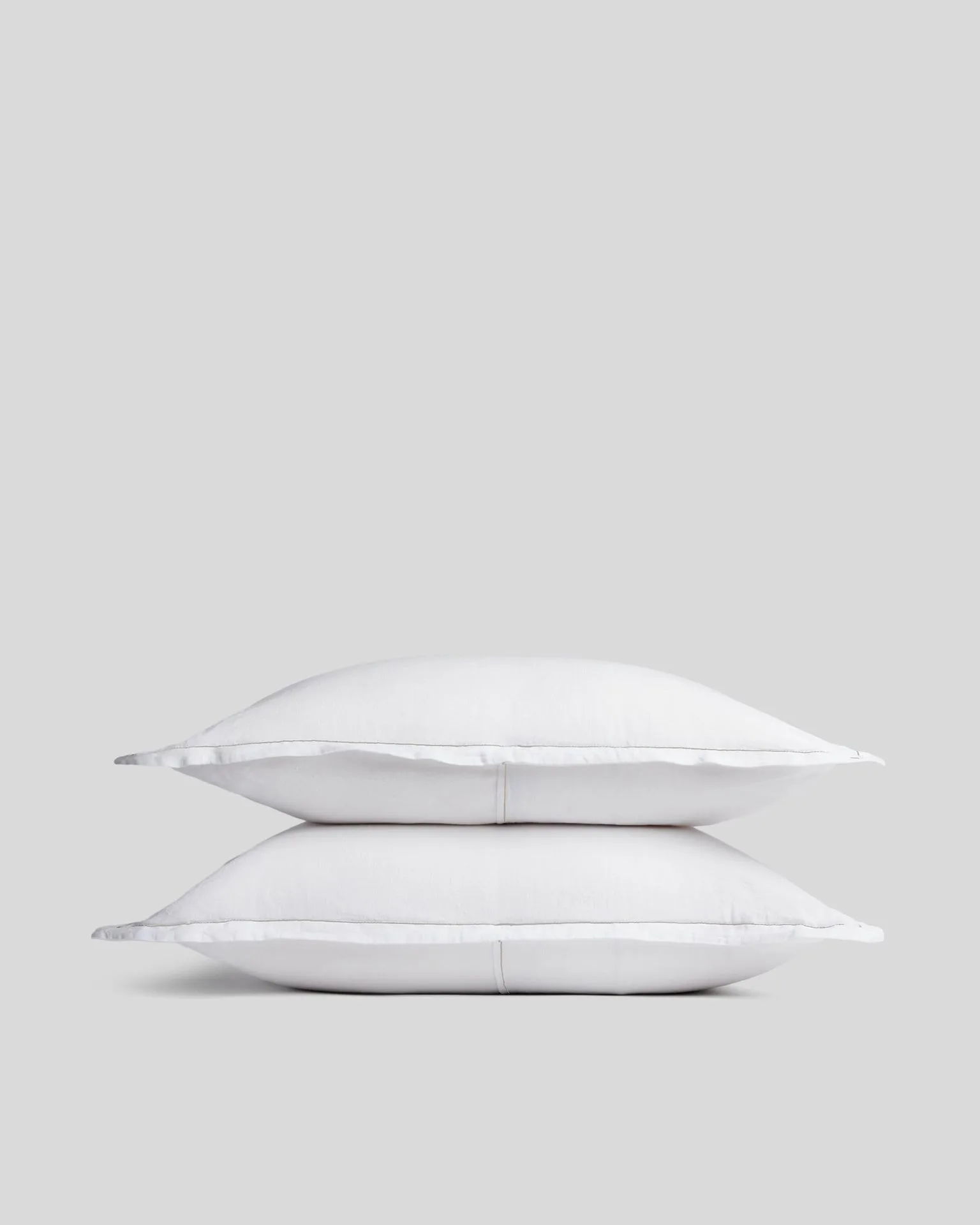 Linen Tencel Sham Set (White)