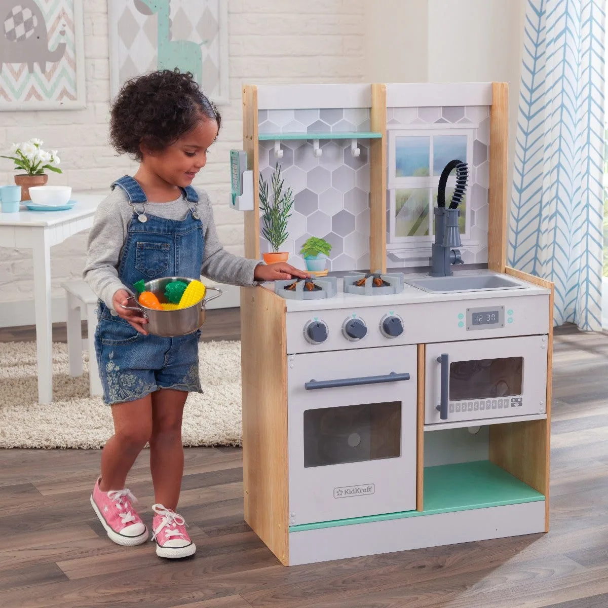 Let's Cook Play Kitchen - Natural
