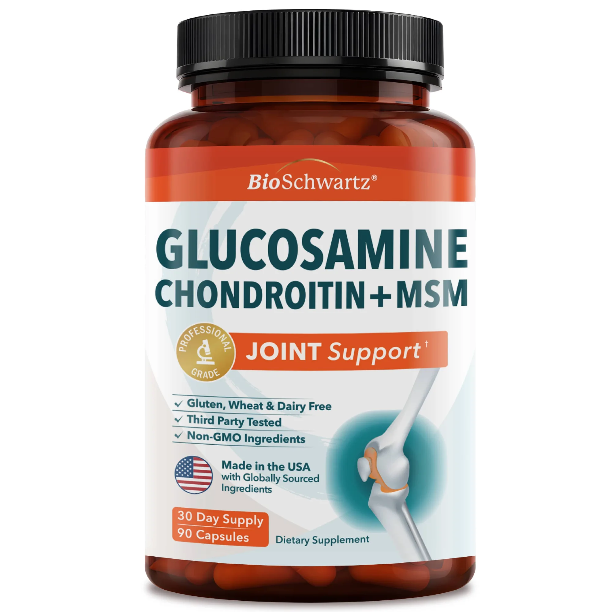 Glucosamine MSM-Chondroitin Capsules, 90ct
