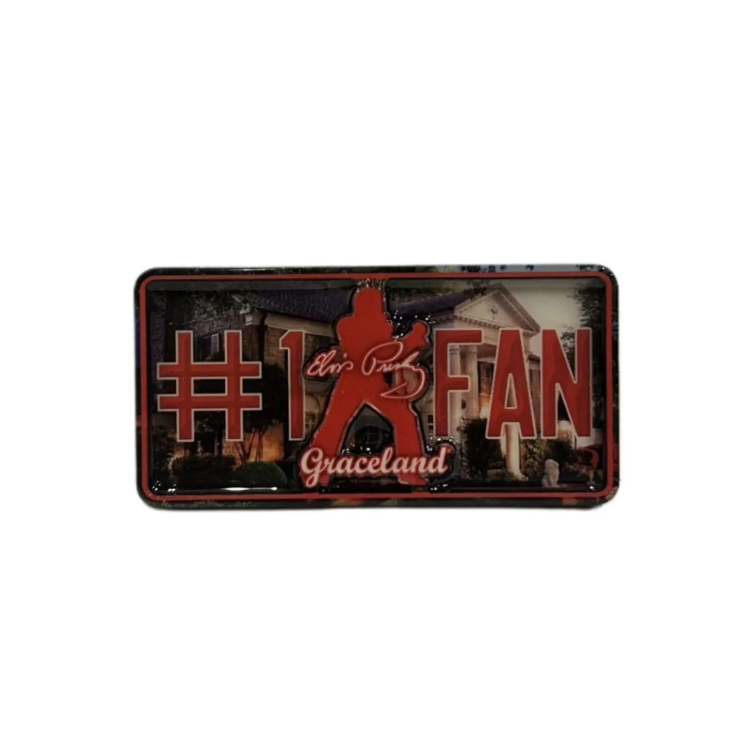 Graceland #1 Elvis Fan License Plate Magnet