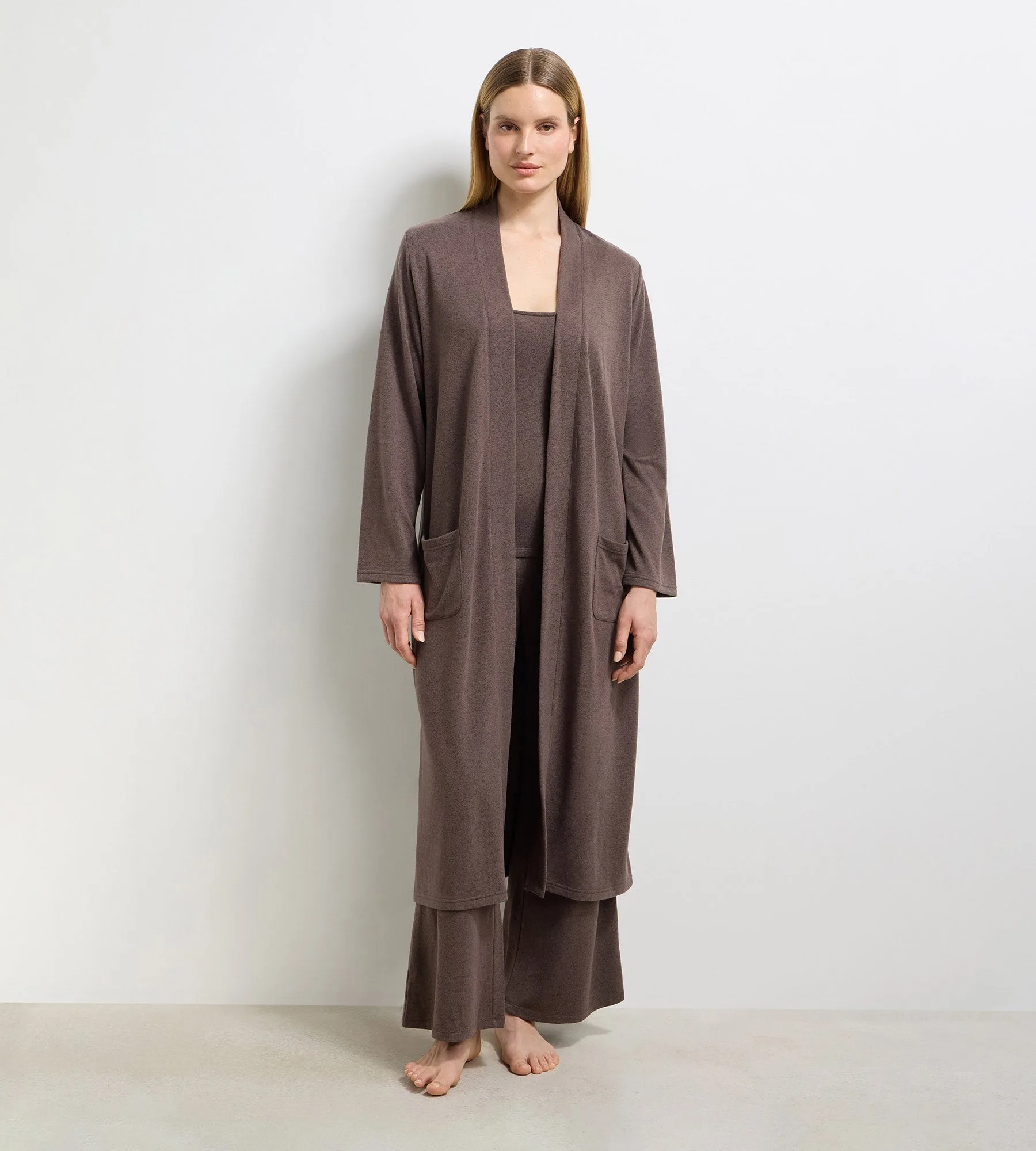 How to Style a Long Jersey Cardigan for Nightwear