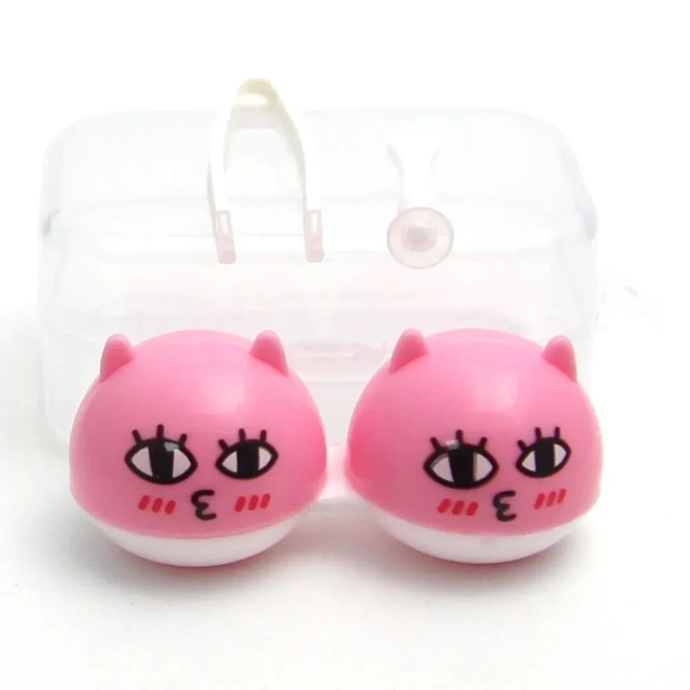 Cute Contact Lens Case and Applicator Set