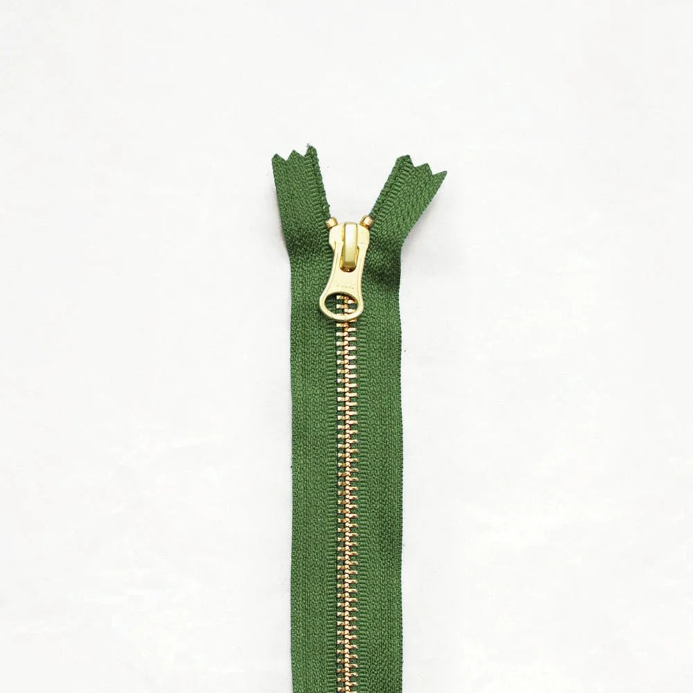 8" Brass Zipper