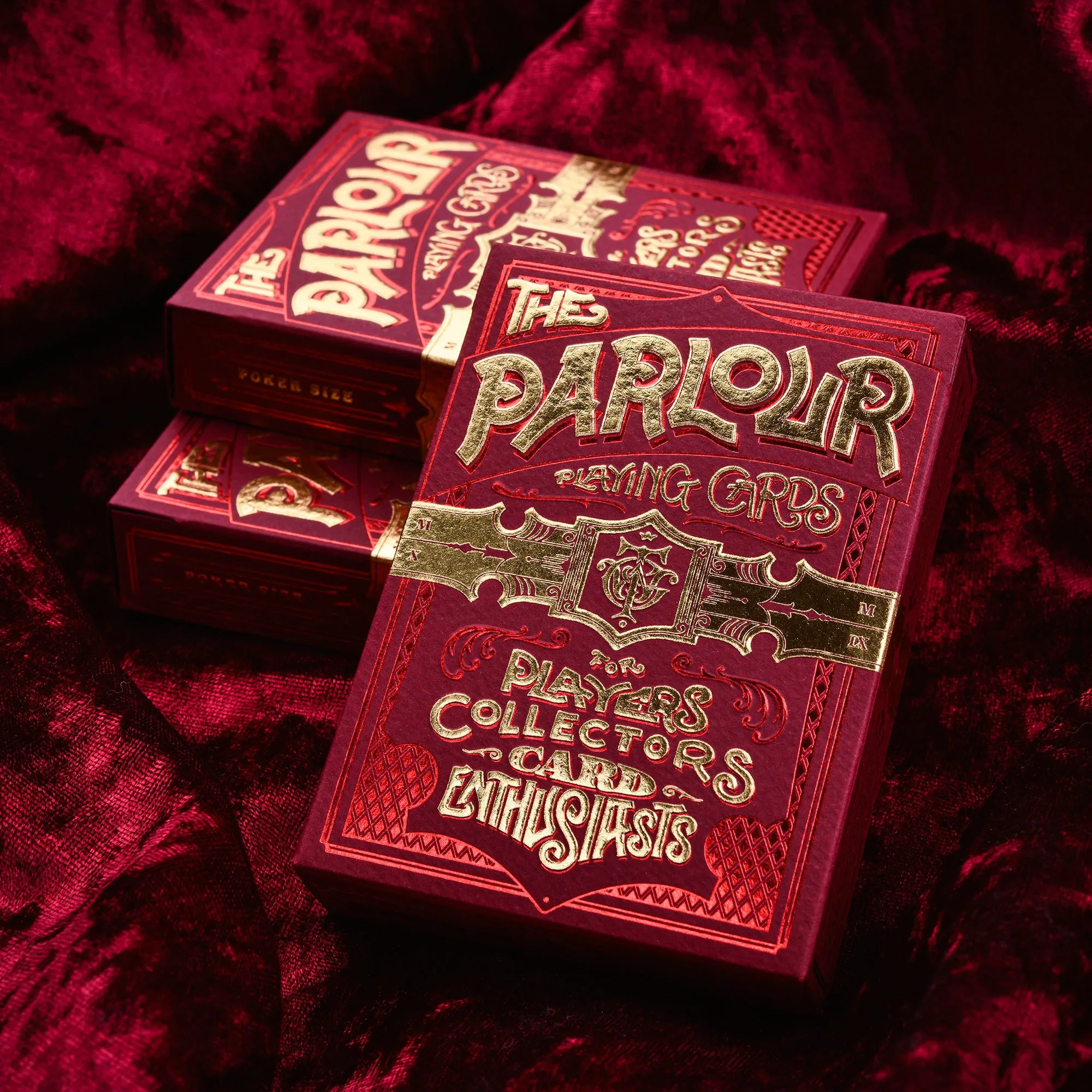 Parlour hrací karty - Červené