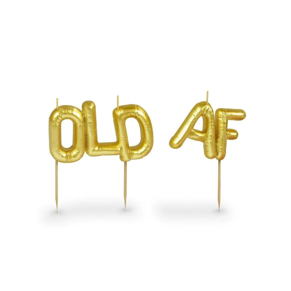 Funny Candle Gift Ideas: LIGHTEN UP Old AF & HBD2U