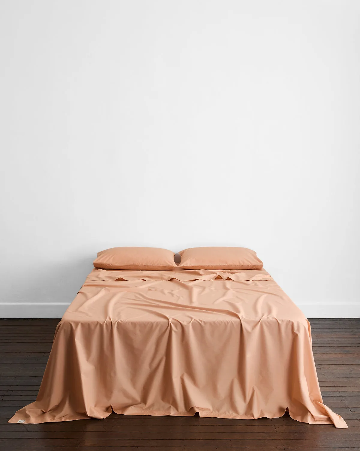 Butterscotch 100% Organic Cotton Percale Flat Sheet