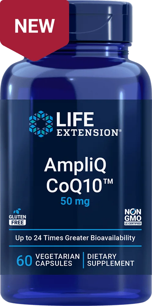 AmpliQ CoQ10TM,50 mg,60 粒素食膠囊