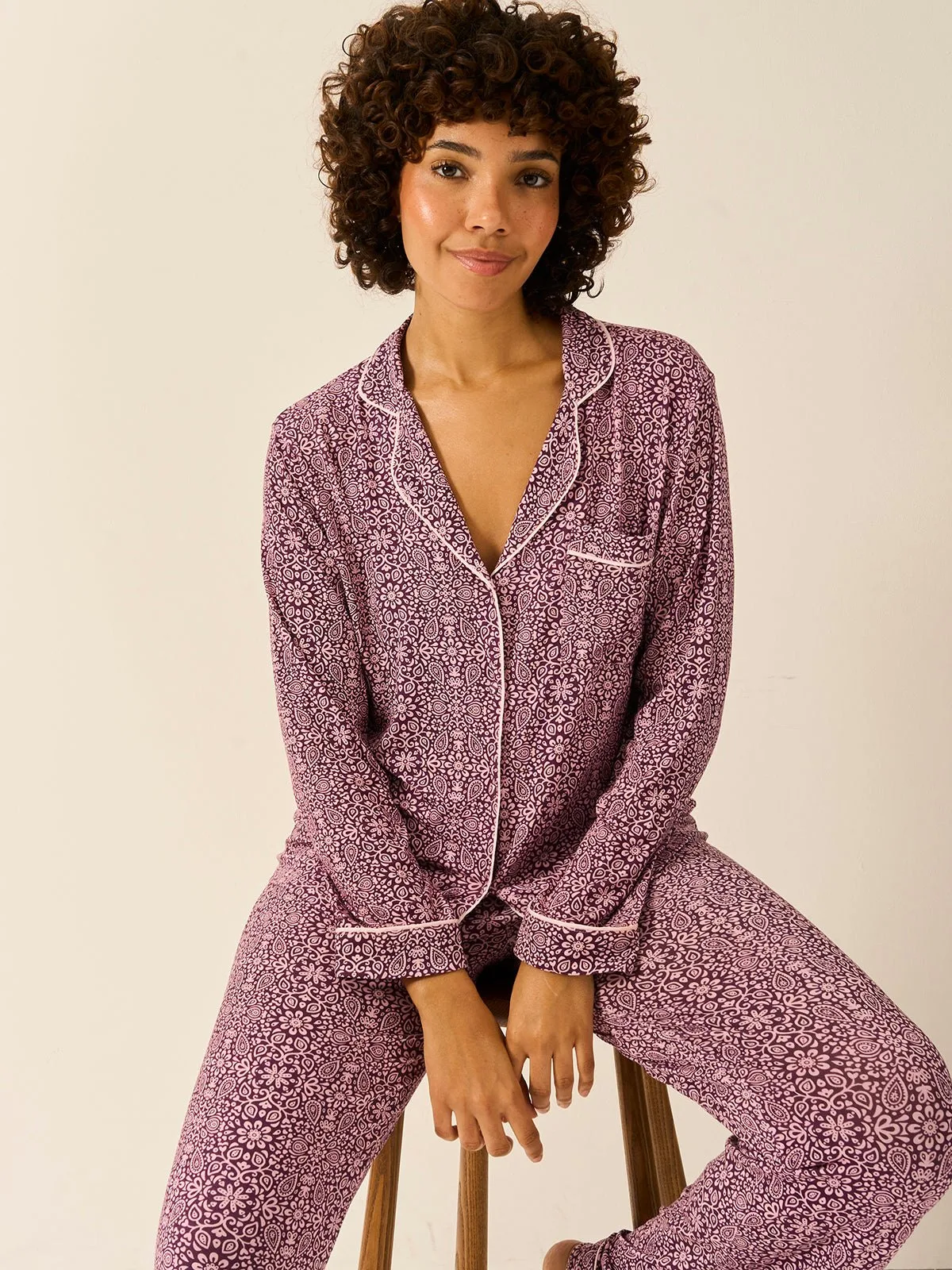 Long Pajama Set - Arts Floral