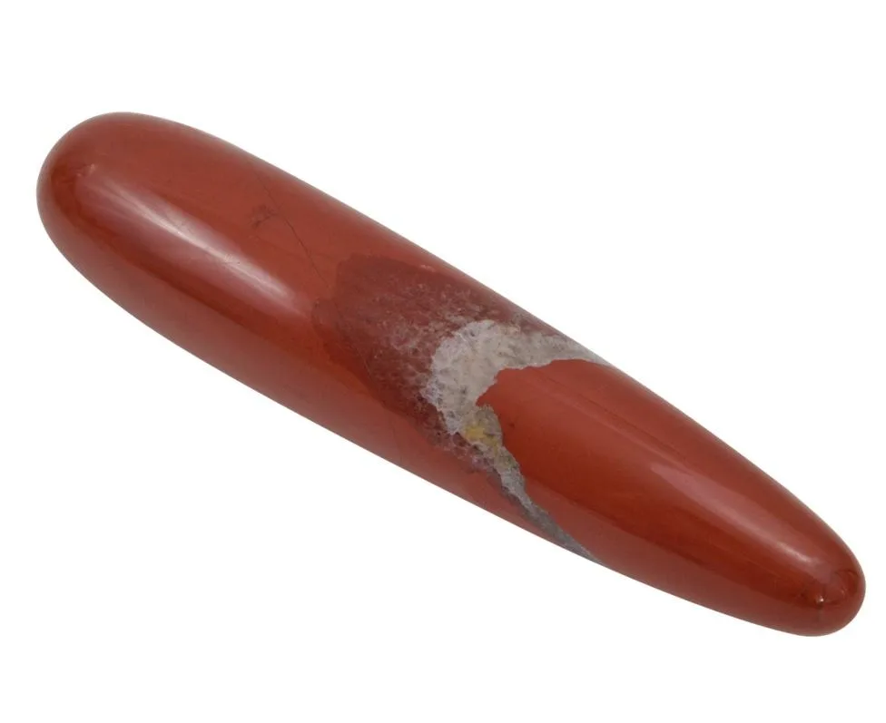 Baguette Yoni en Jaspe Rouge : Guide de Libération Émotionnelle