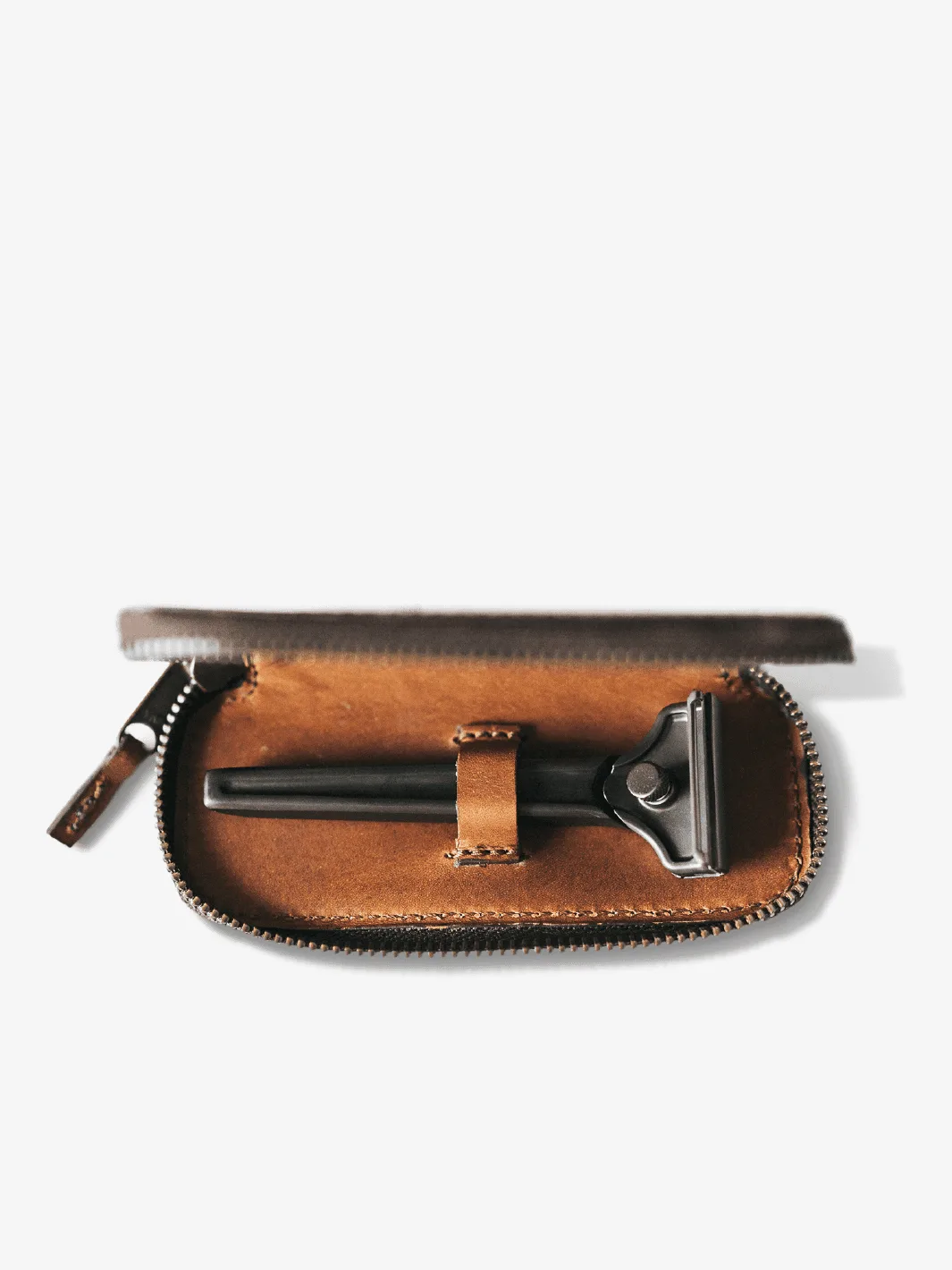 L'étui de voyage en cuir