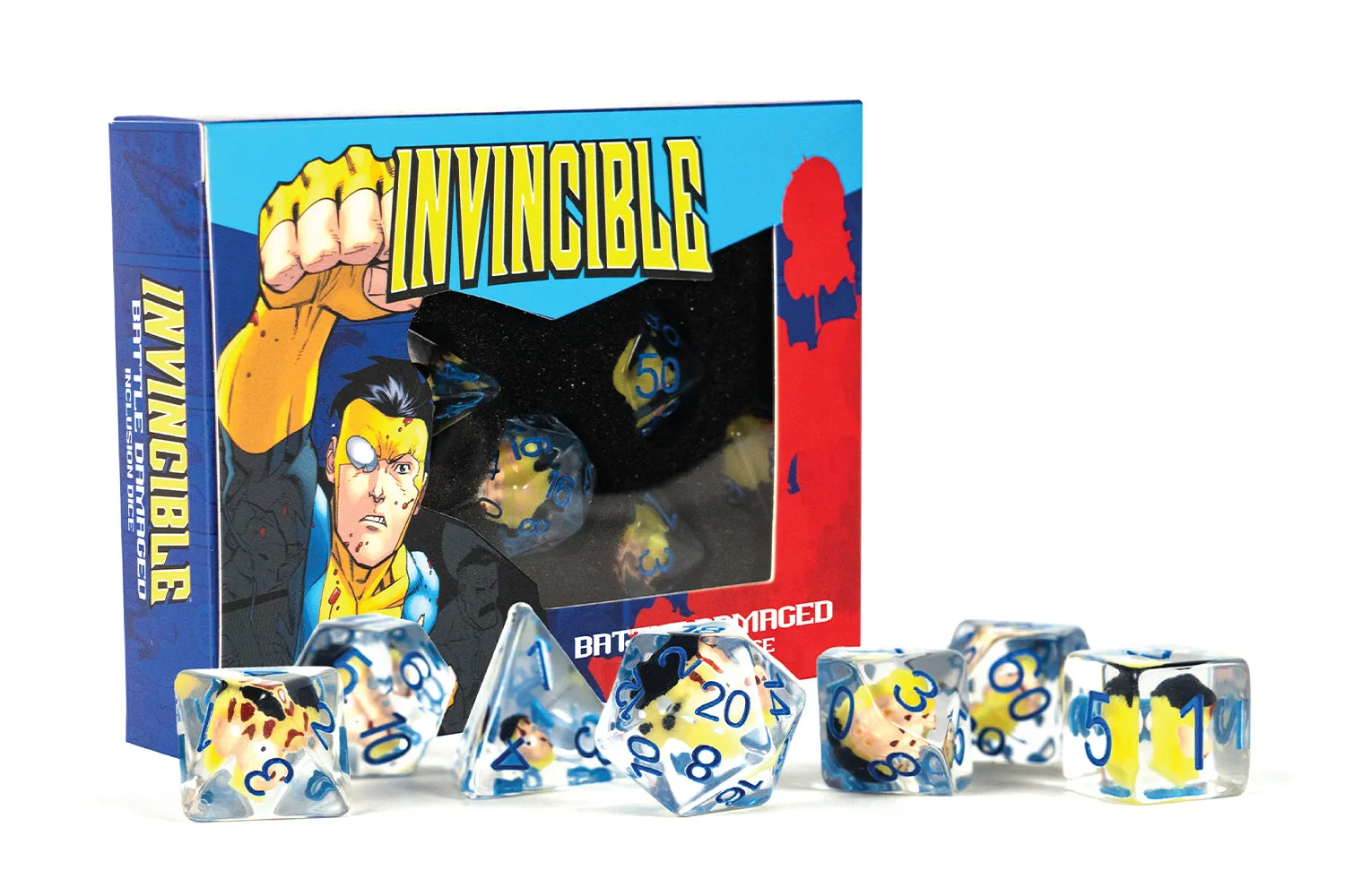 Invincible Battle Damaged Dice Set: What Makes It Unique?