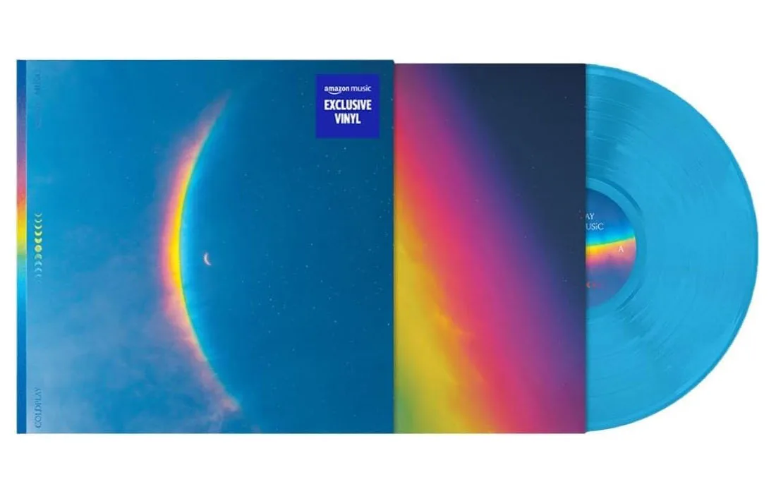 Coldplay Moon Music (Amazon Exclusive Translucent Blue LP)