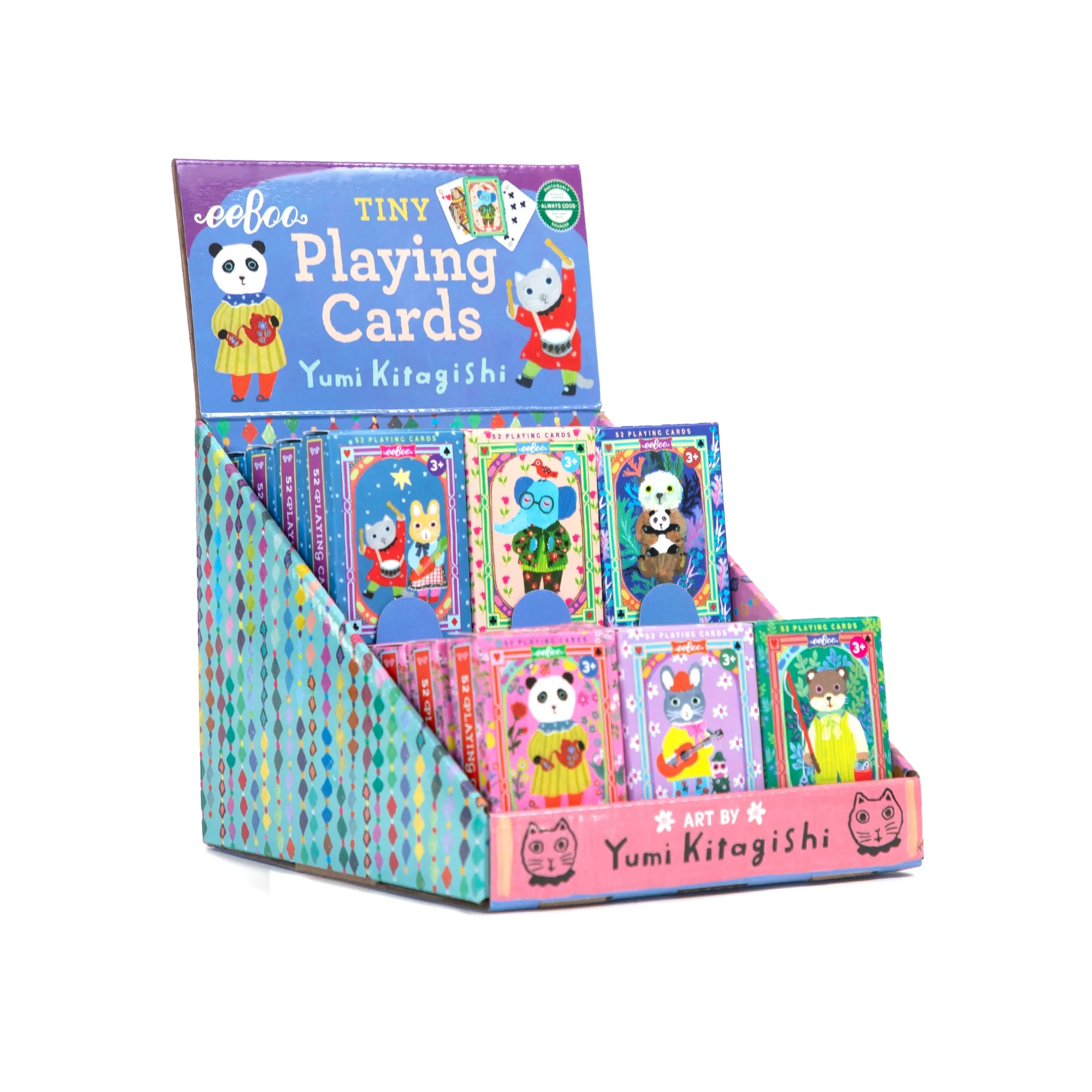 Yumi Tiny Playing Cards Assortment (24 Units)
