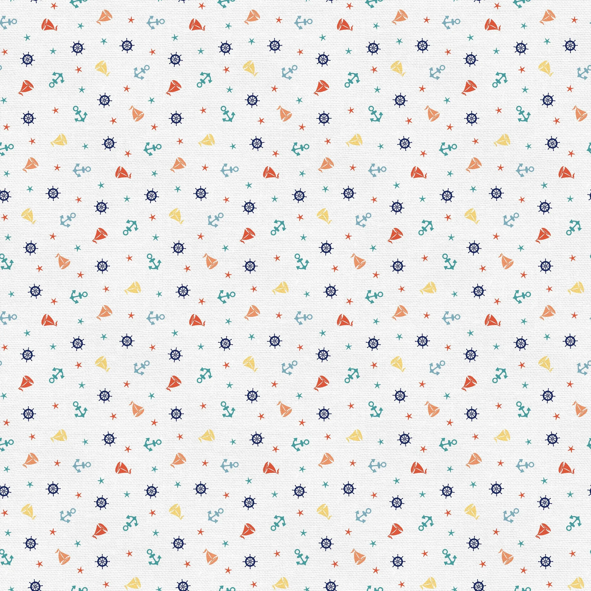 Ditsy Náutico de Aguas Caprichosas por Paintbrush Studio Fabric