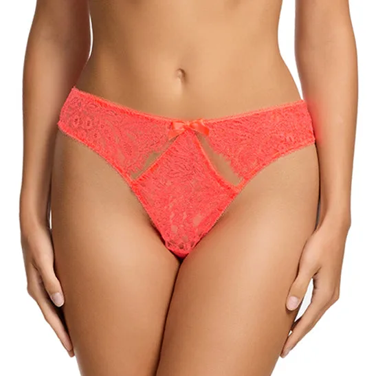 Seduca Open Back Bikini - Neon Coral