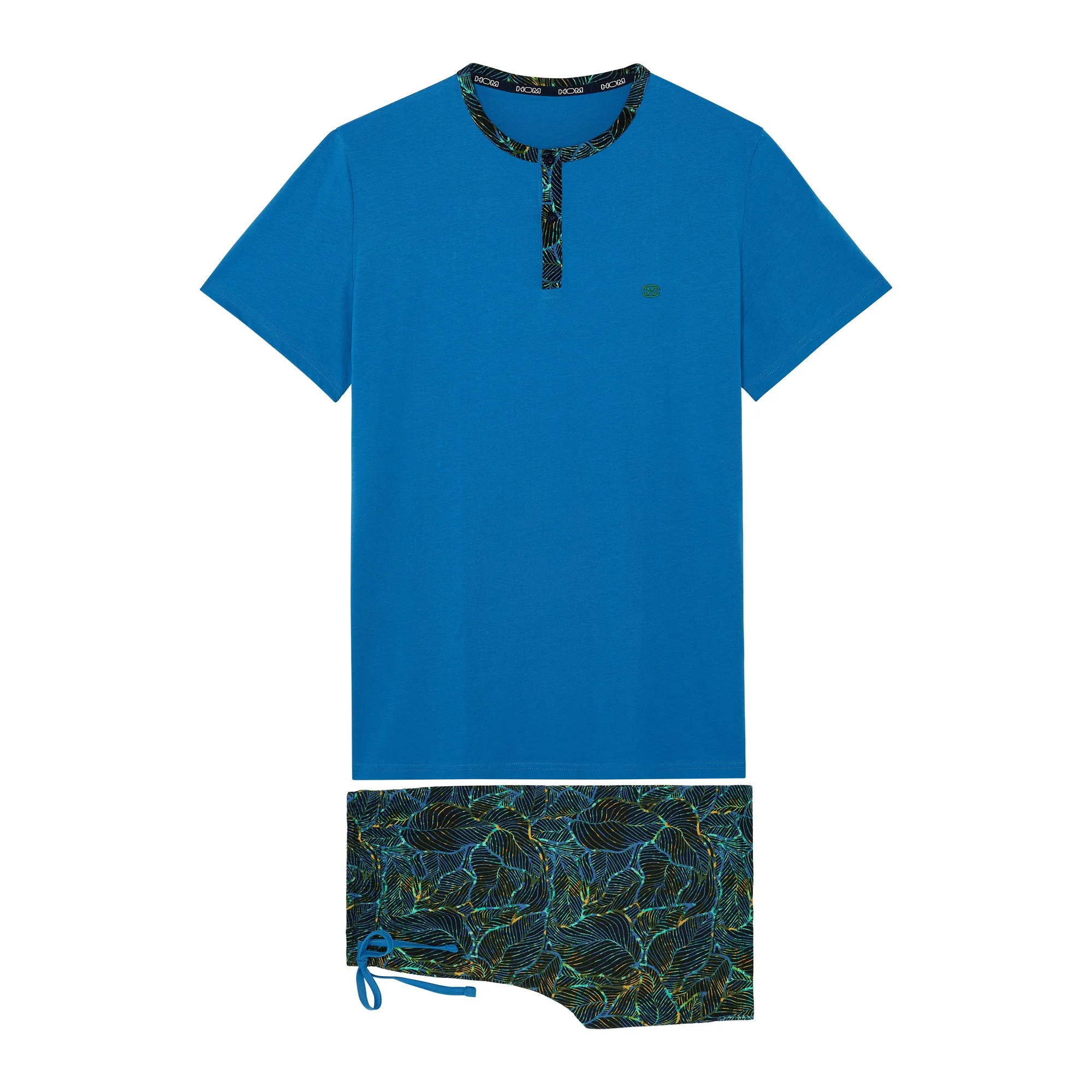 Pijama curto Jarrod: ajuste, tecido e guia de conforto