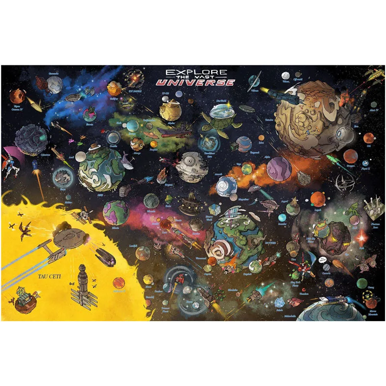 Mapa de Space Worlds de Edison Yan - Predeterminado
