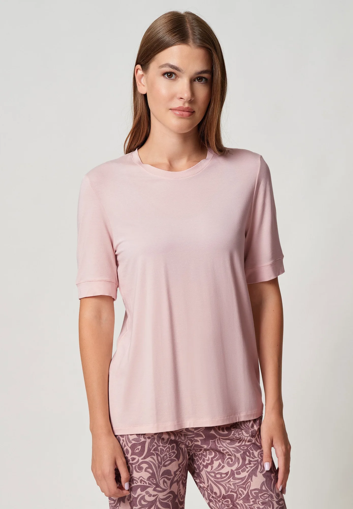 Night Selection 1 Shirt kurzarm | silver peony 010349-01H460