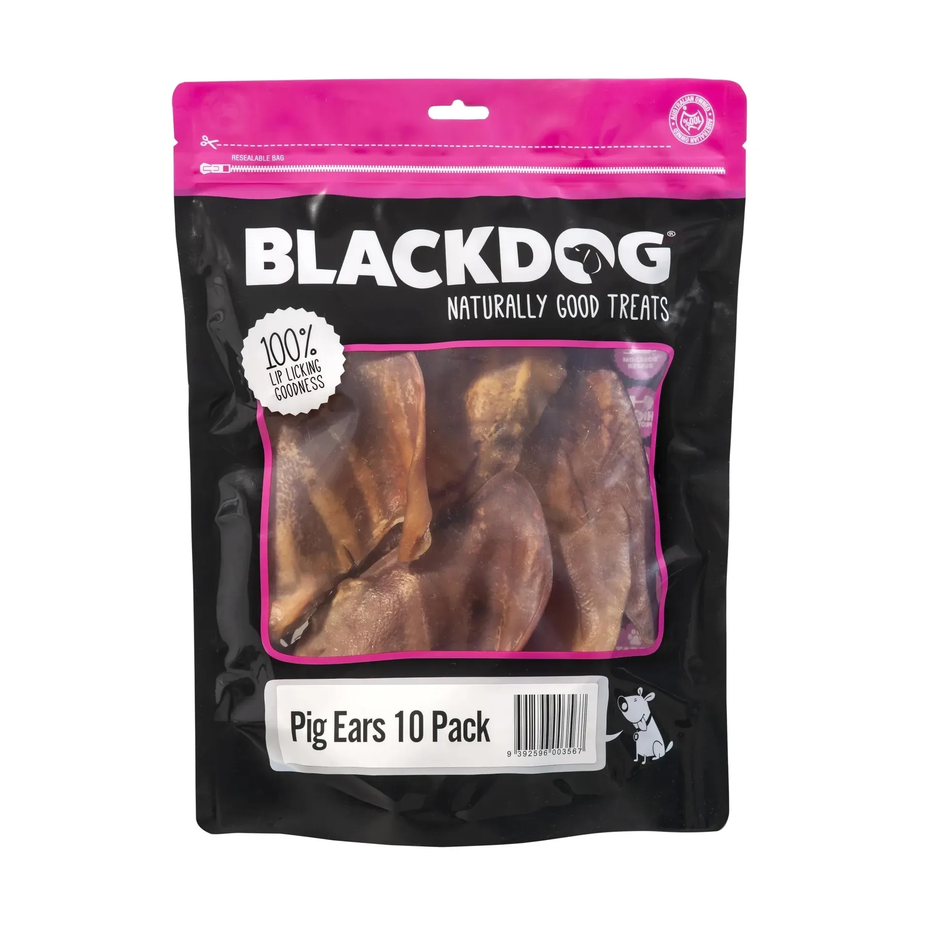 Blackdog Pig Ears Dog Treat