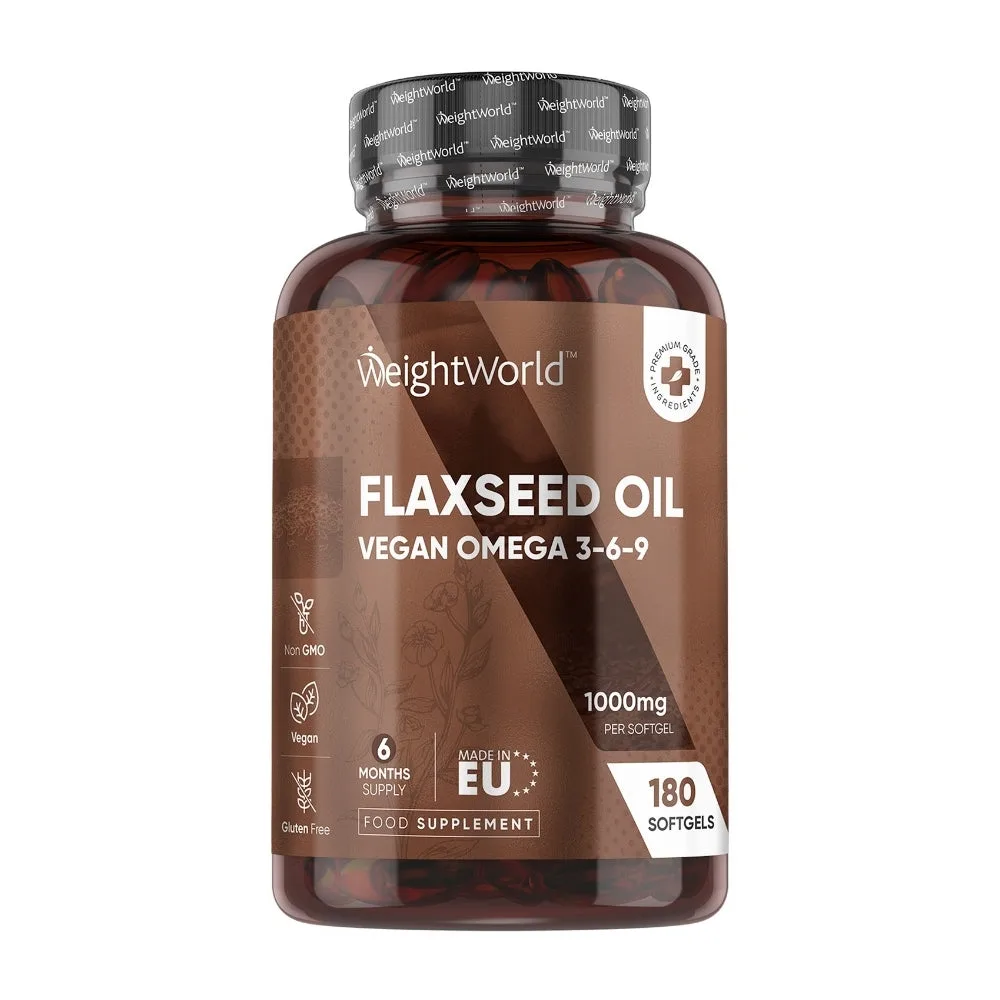 Cápsulas blandas de aceite de linaza