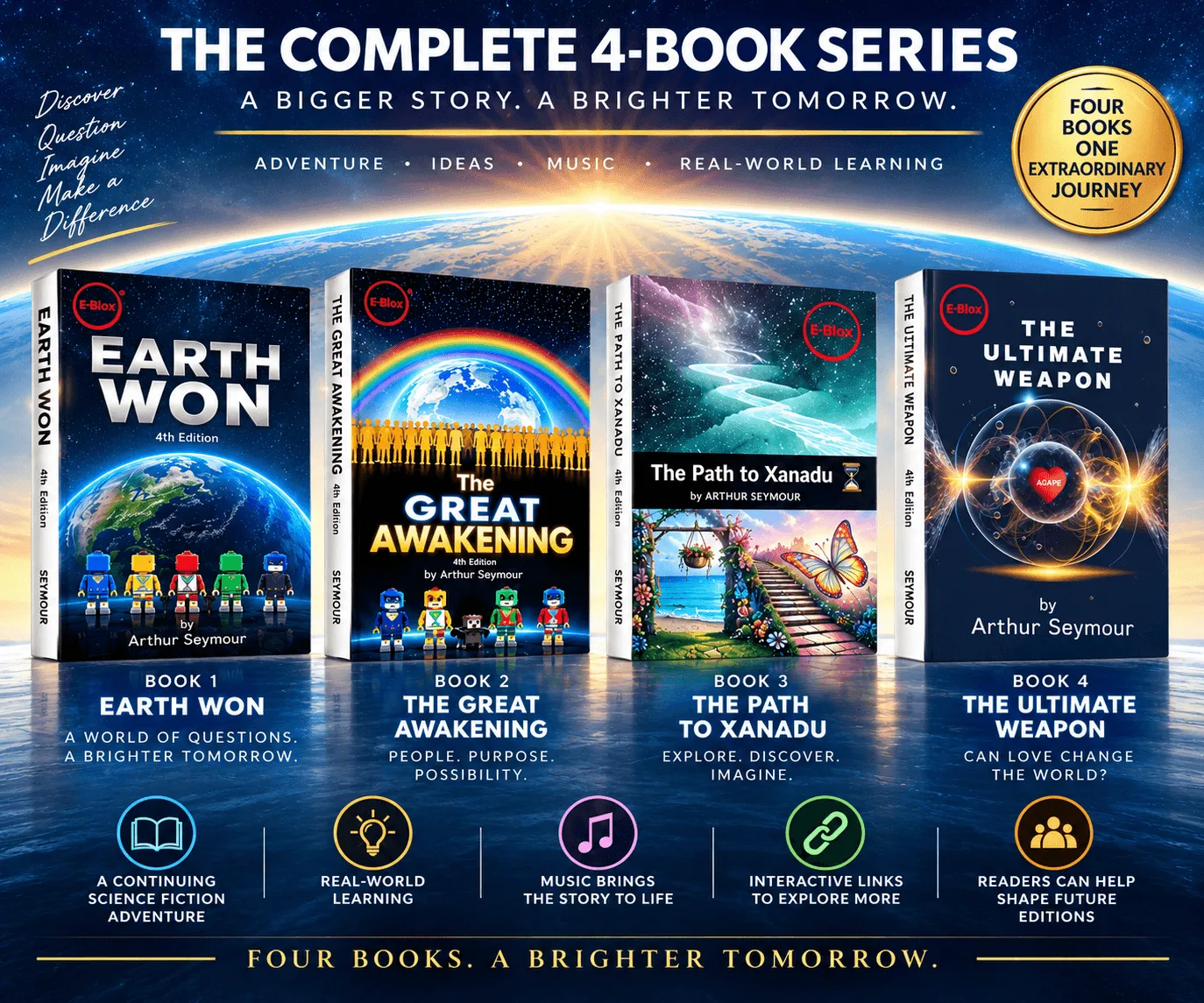THE COMPLETE EBLOX BOOK SERIES - ALL 4 BOOKS IN EBLOX SERIES
