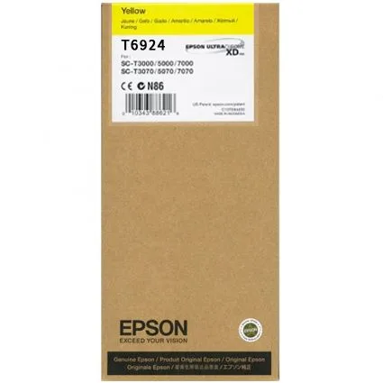 Epson T6924 para SC-T3000/T5000/T7000 Tinta amarilla 110 ml