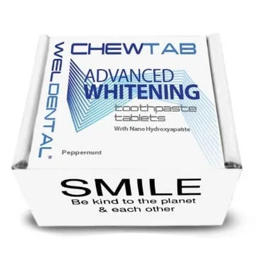 Weldental Chewtab Advanced Whitening NHAP Tandpasta-tabletter Refill