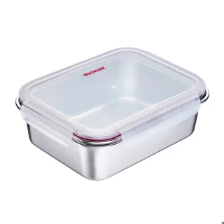Nerezová krabička na oběd/úložný box na potraviny, 2250 ml