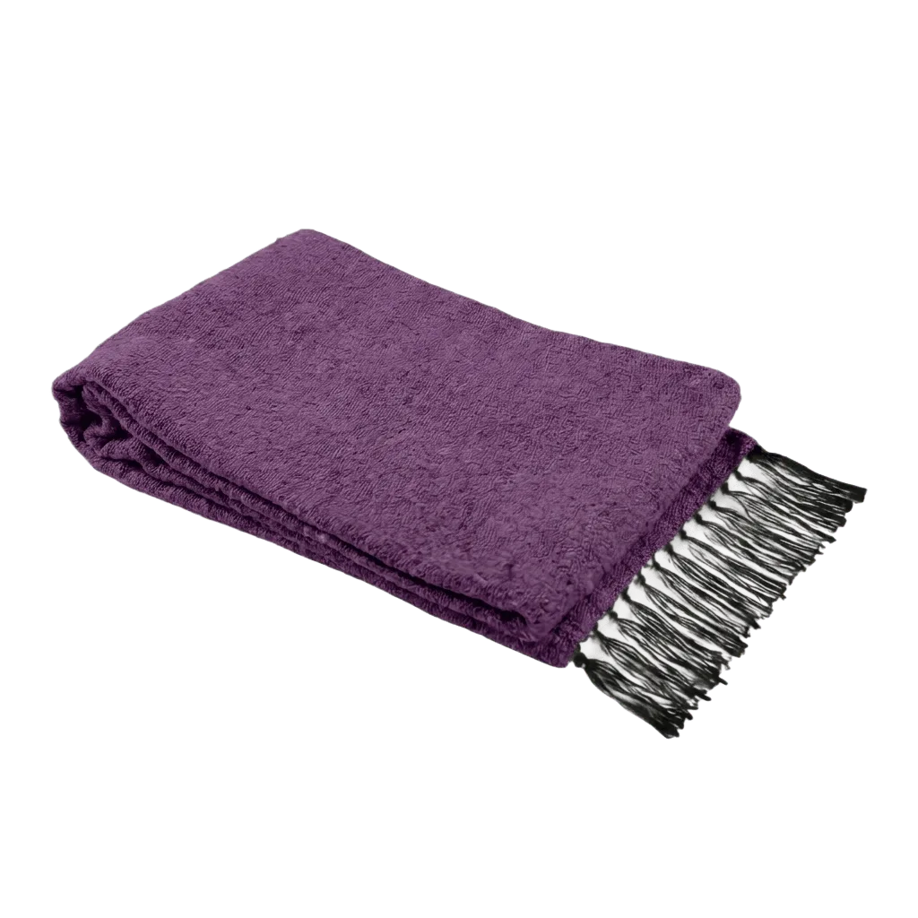 Solid Woven Yoga Blanket