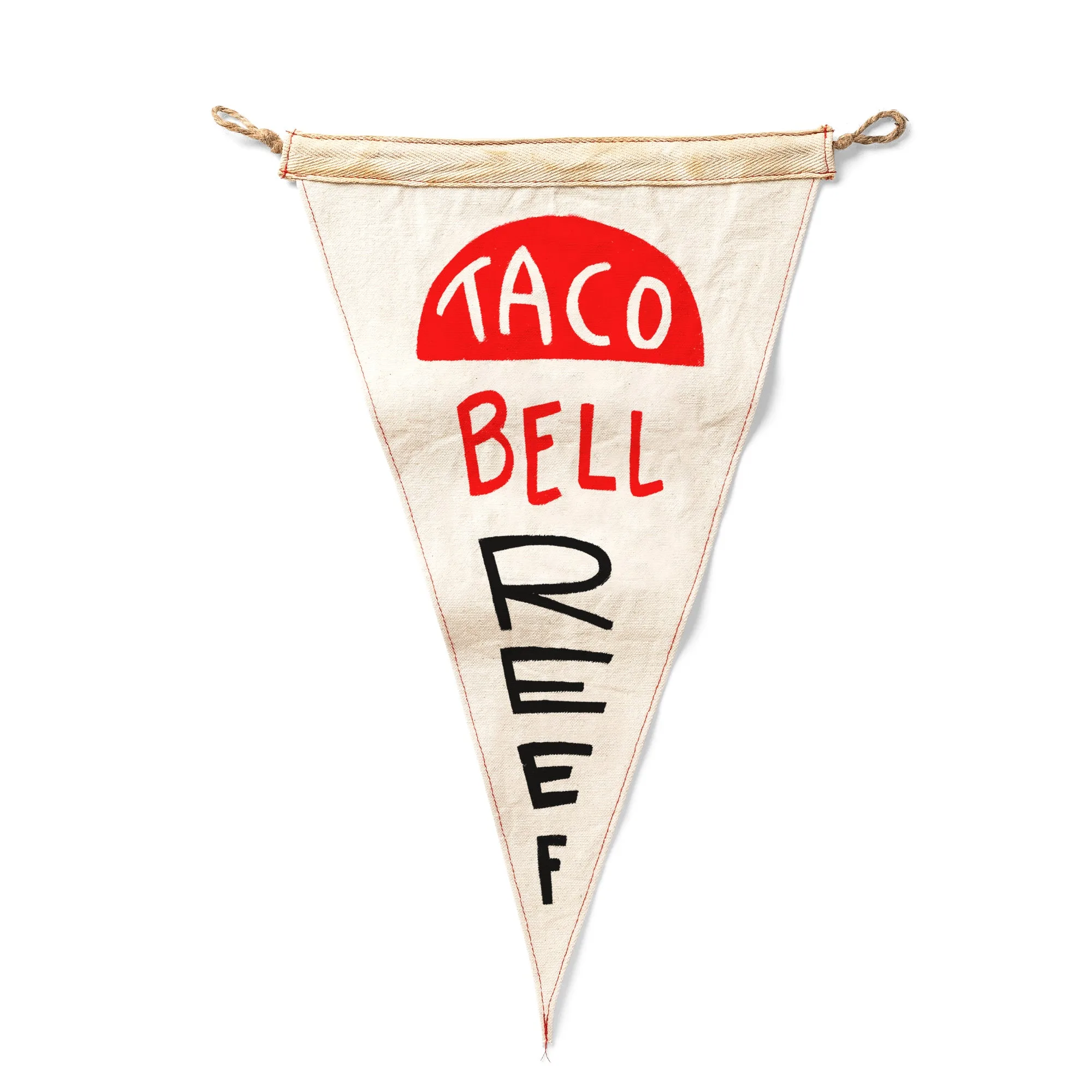 Bandera Taco Bell Reef: Guía de tela, colores y colocación