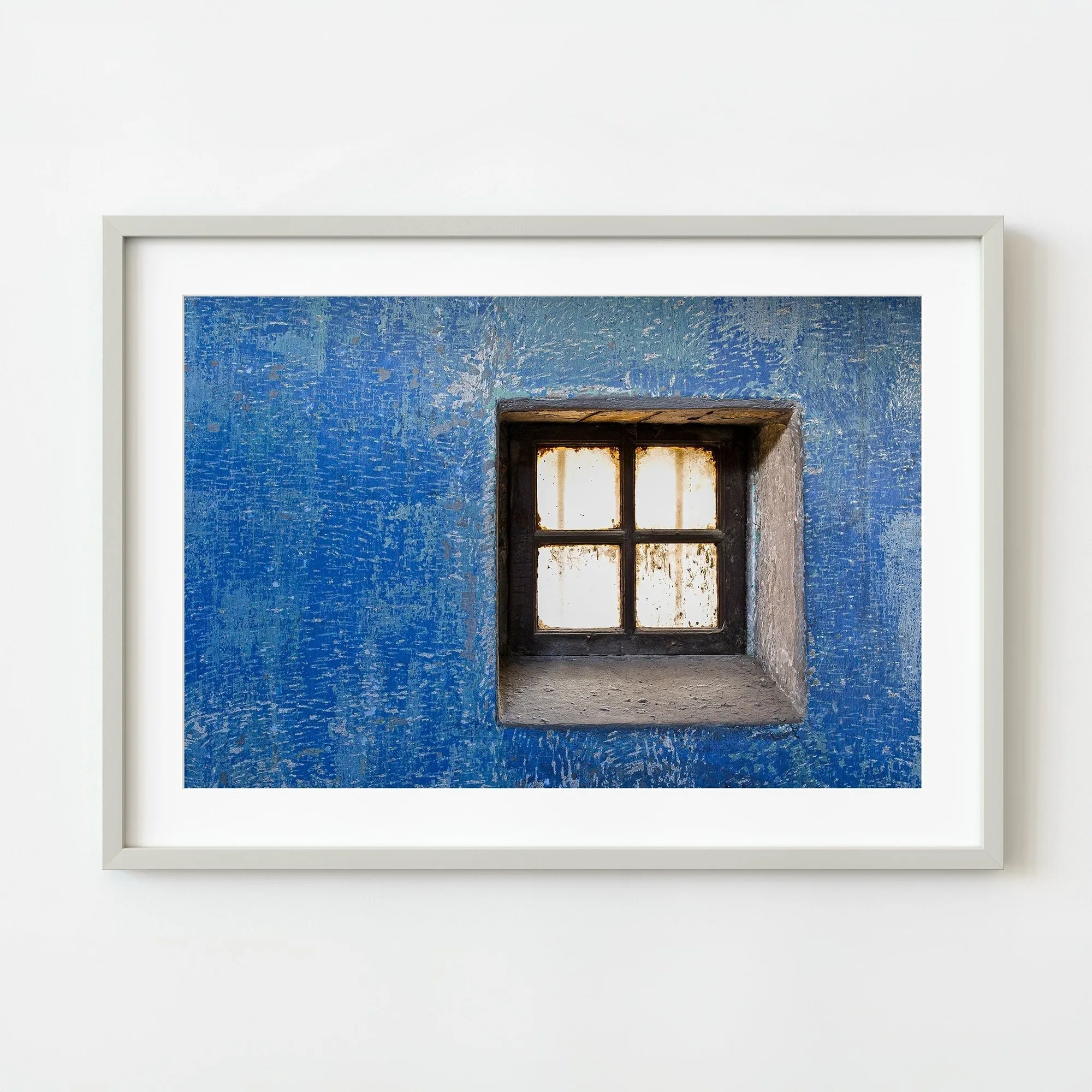 Blue wall and window Ushuaia prison | Limited Edition of 10