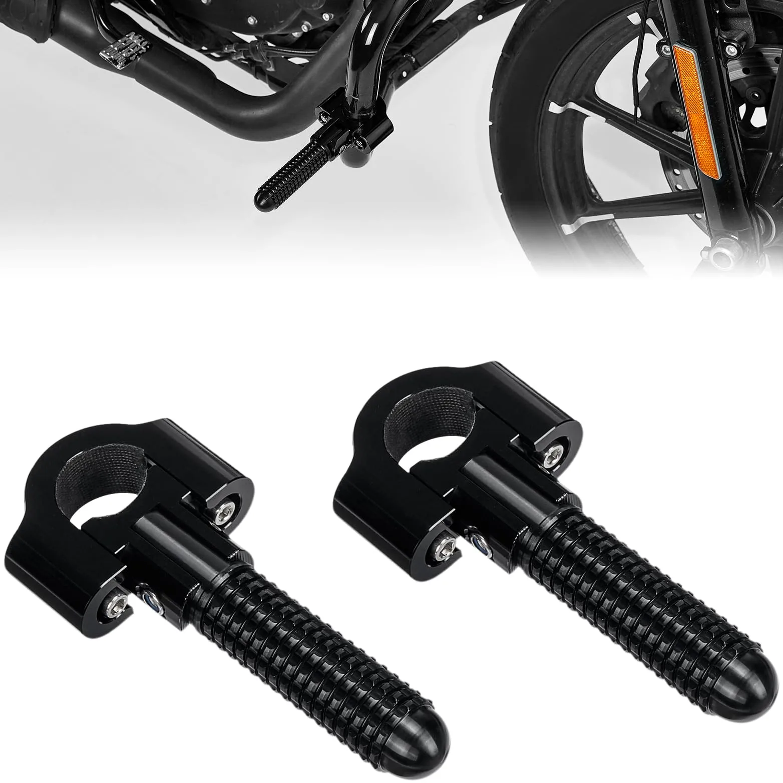 Universal Motorcycle Foot Pegs: Adjustable vs Foldable