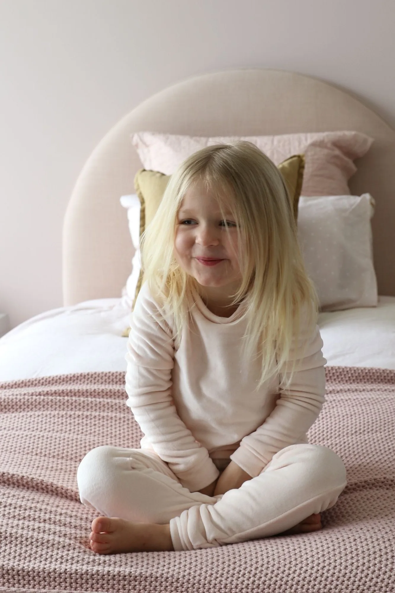 Kinder Fleece Pyjama-Set - Milani Blush *Schlussverkauf*