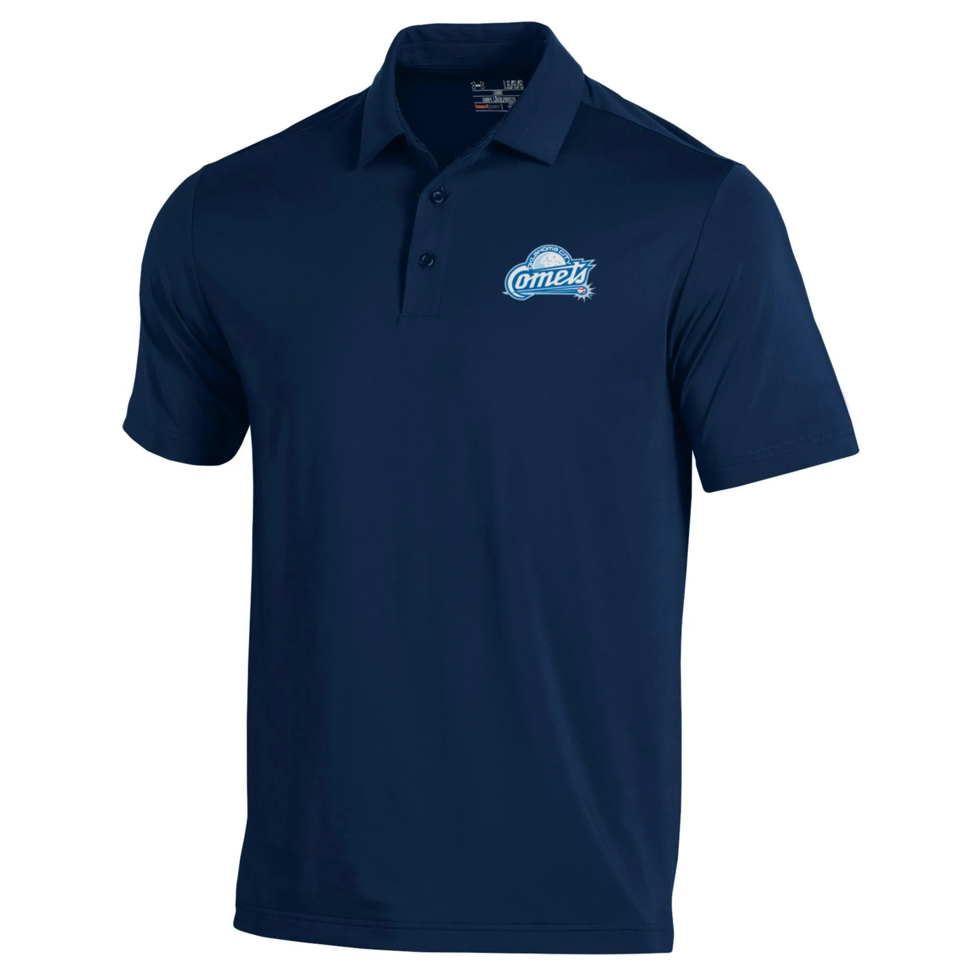 OKC Comets Men's UA Navy Primary Polo