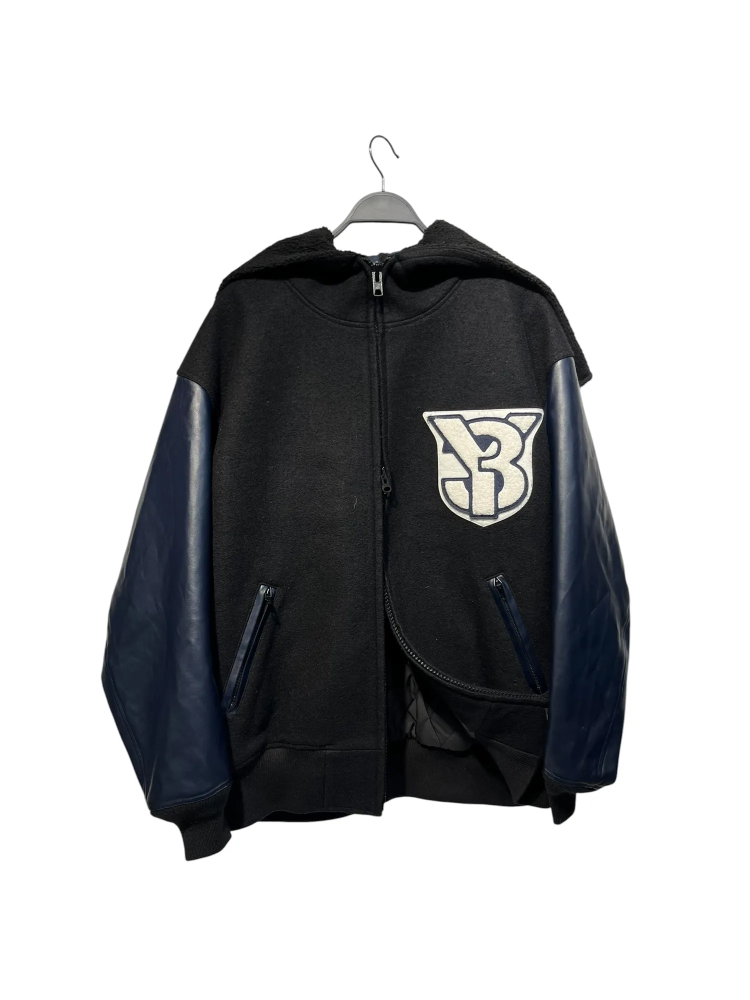 Y-3/Baseballjacke/L/Wolle/SCHWARZ/Runway-Jacke