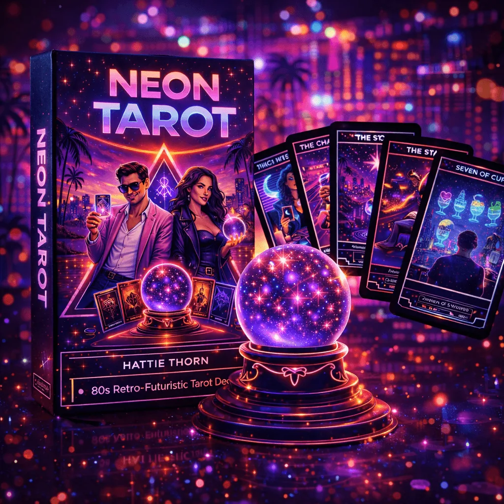 Neon Tarot ضد CyberTarot: طوابق رجعية مقابل مستقبلية