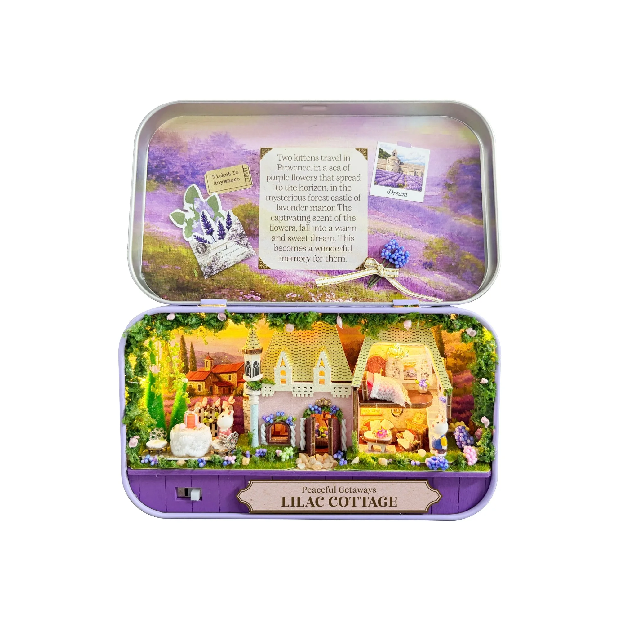 Come assemblare la casa in miniatura Lilac Cottage di Hands Craft