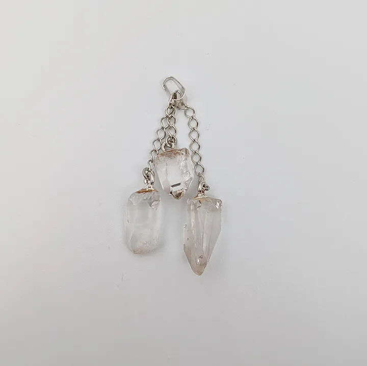 Clear Quartz Pendant - Tri-Point