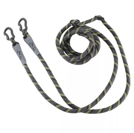 K9 Explorer Trek Multi-Function Rope Leash BLACK 8′
