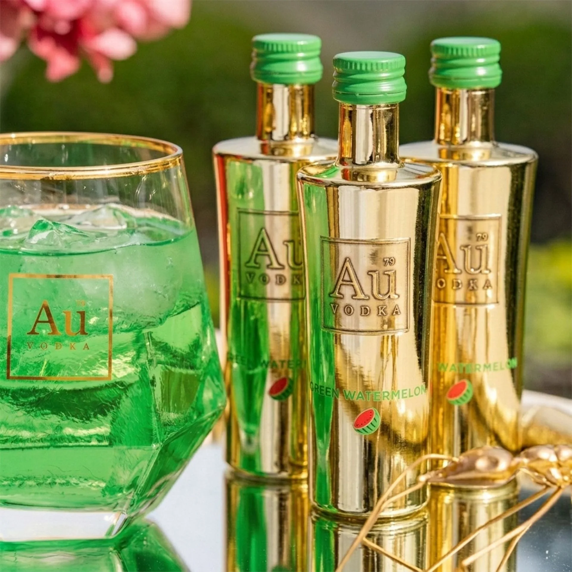Au Vodka 綠色西瓜迷你瓶