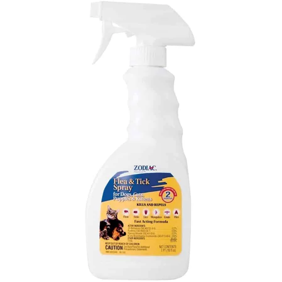 Zodiac Flea And Tick Power Spray 16 oz