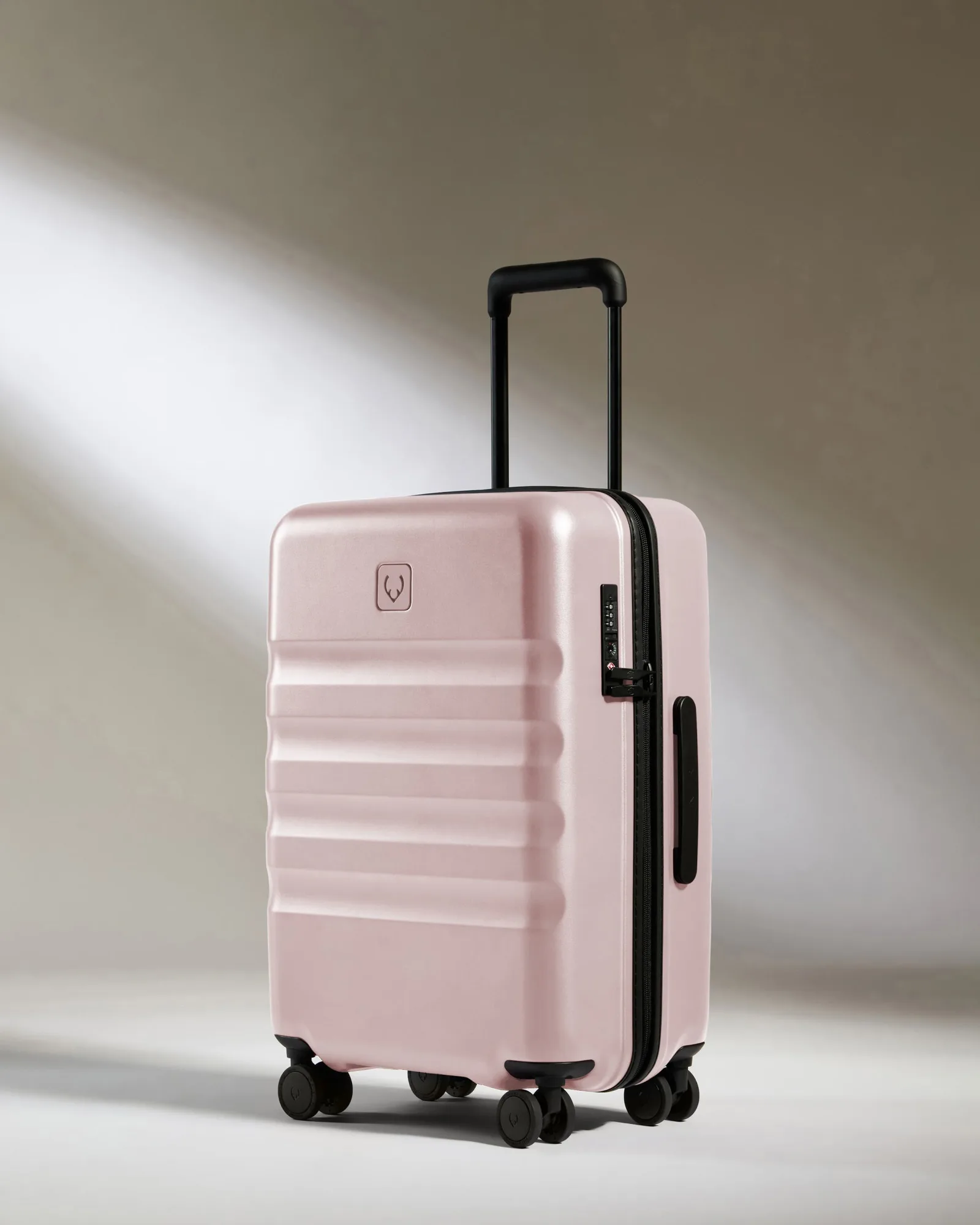 Grand bagage cabine en Moorland Pink - Icon Stripe