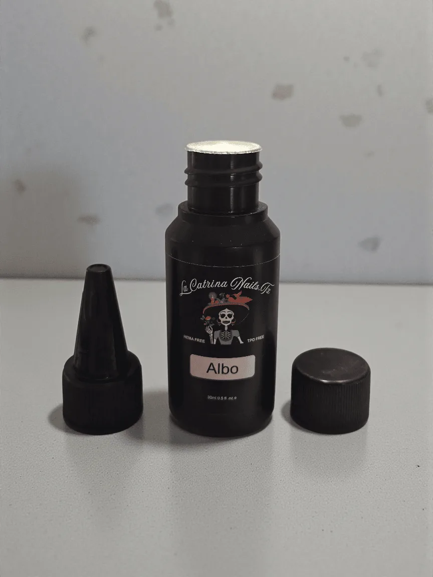 Flacon de 30 ml d'Albo / Blanc ~ Vernis gel sans HEMA ni TPO